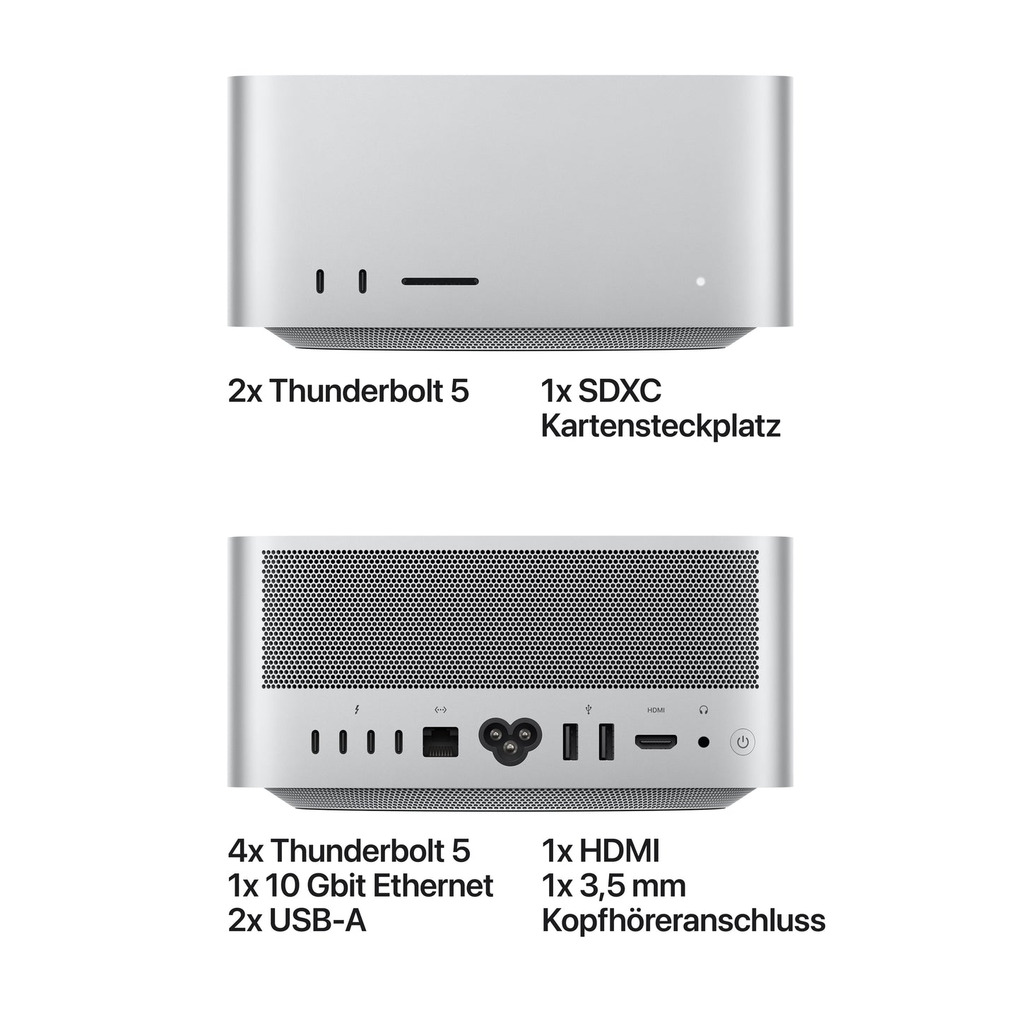 Mac Studio M5 Ultra 96 GB, 1 TB SSD, M5 Ultra 30-Core, 64-Core Grafik
