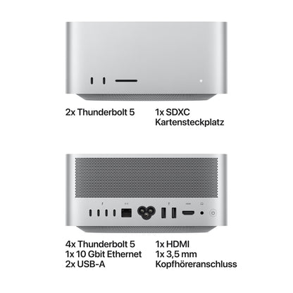 Mac Studio M5 Ultra 96 GB, 1 TB SSD, M5 Ultra 30-Core, 64-Core Grafik