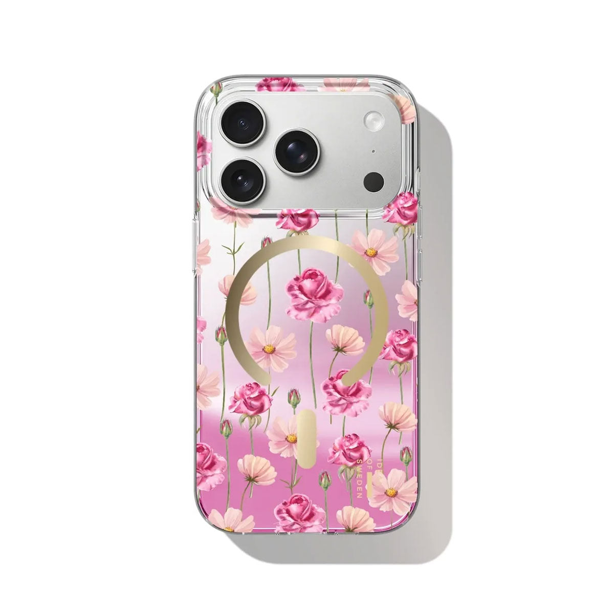 Ideal of Sweden Mirror Case Magsafe Rose Blush Floral für iPhone 17 Pro / 18 Pro
