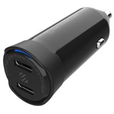 Scosche 60W Dual Port Autoladegerät - Schwarz