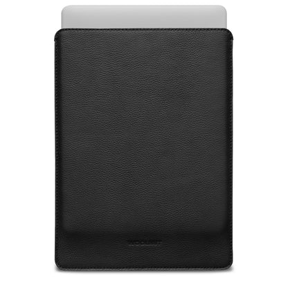 Woolnut Leather Sleeve für MacBook Pro/Air 13" - Schwarz