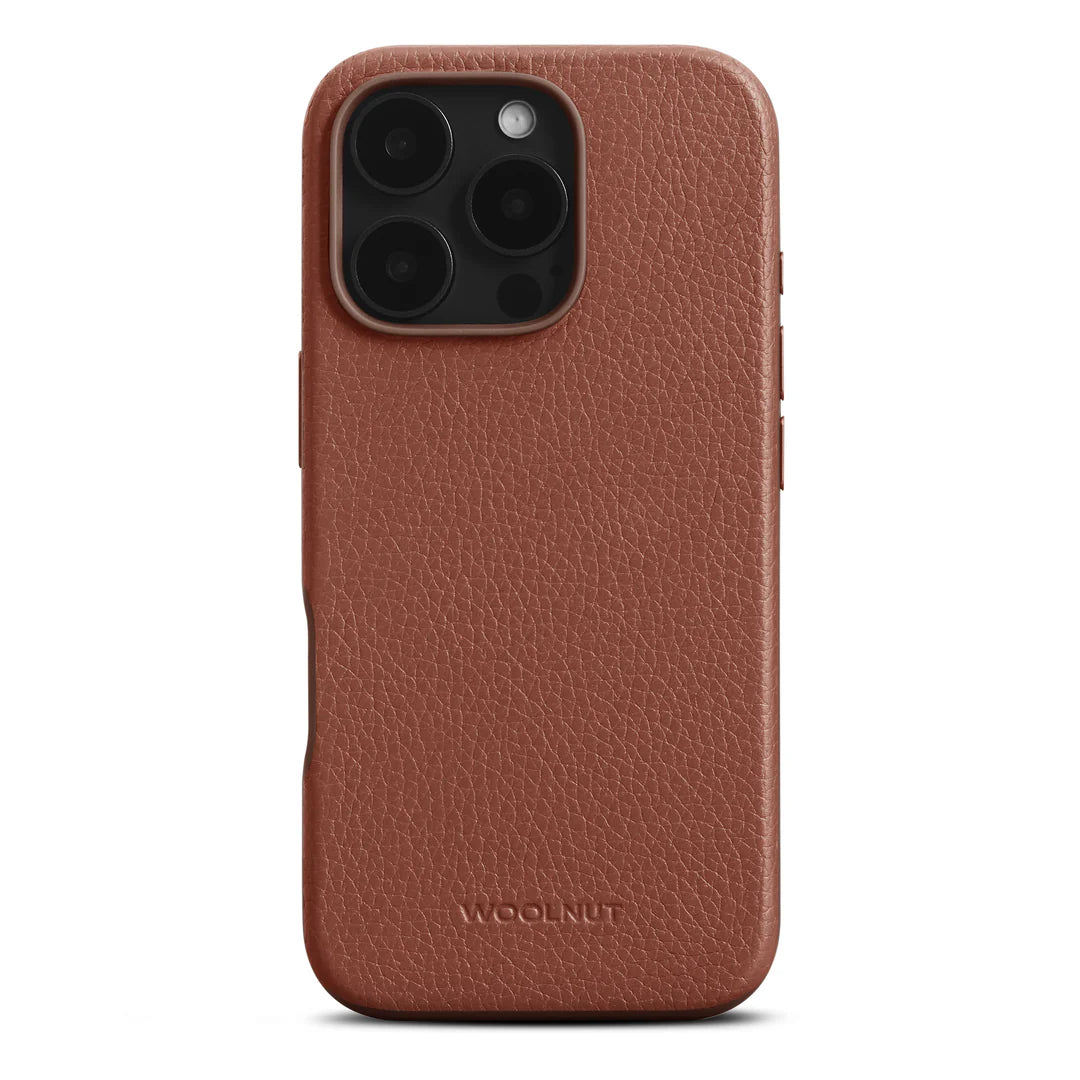Woolnut iPhone 16 Pro Max Leder Case mit Magsafe