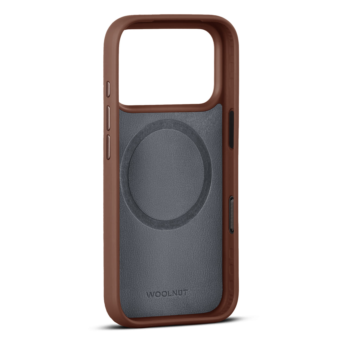 Woolnut iPhone 18 Pro Leder Case mit Magsafe