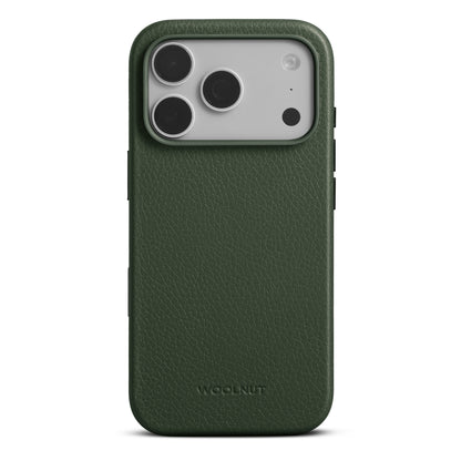 Woolnut iPhone 18 Pro Leder Case mit Magsafe