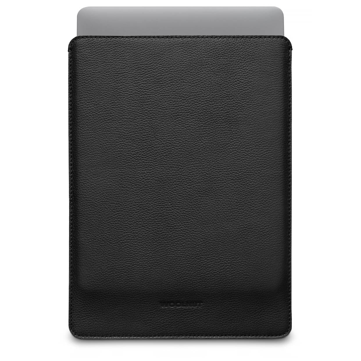 Woolnut Leather Sleeve für MacBook Pro 14" - Schwarz