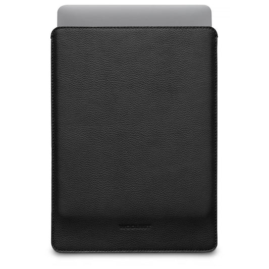 Woolnut Leather Sleeve für MacBook Pro 14" - Schwarz