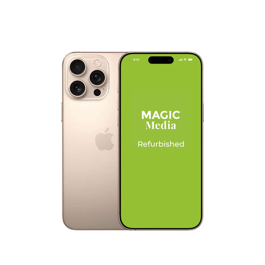 Refurbished iPhone 16 Pro 128GB Titan Wüstensand