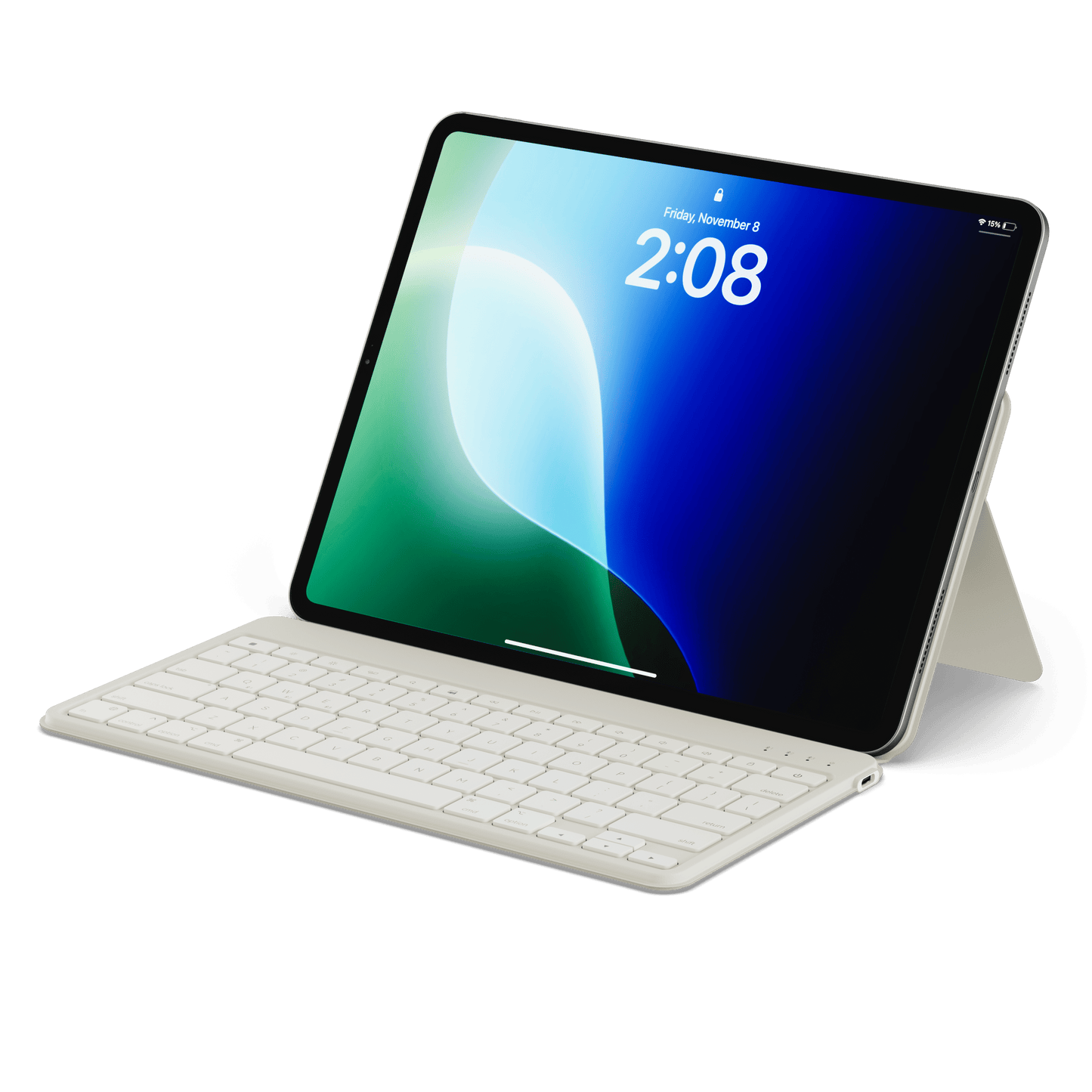 Satechi OnTheGo Multisync iPad Tastatur mit Ständer - Sand