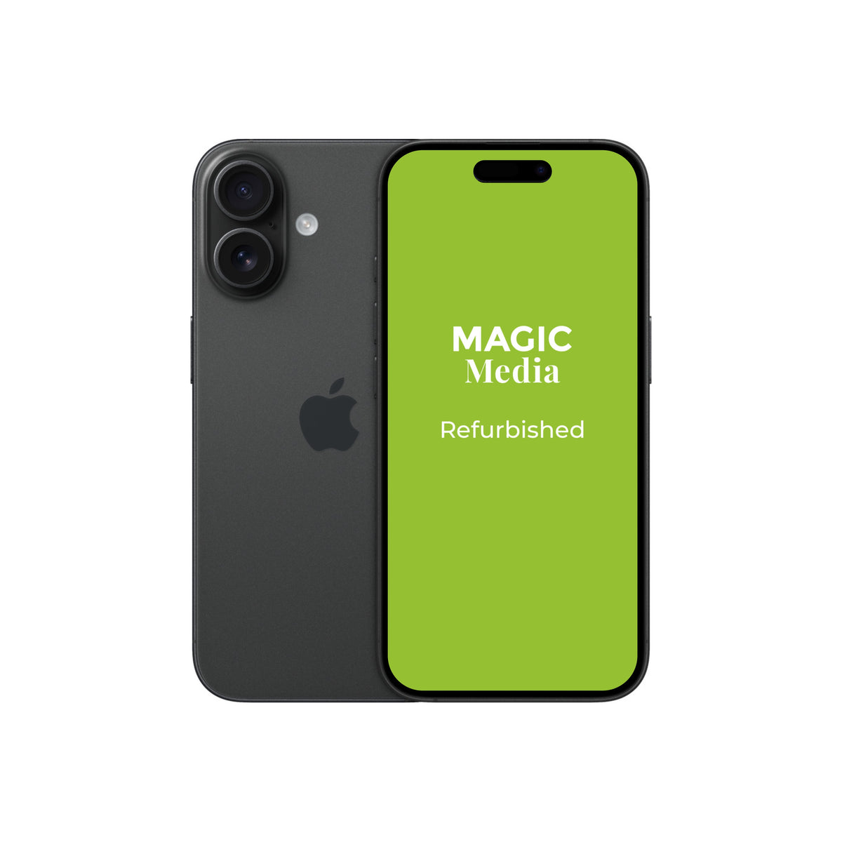 Refurbished iPhone 16 256GB Schwarz