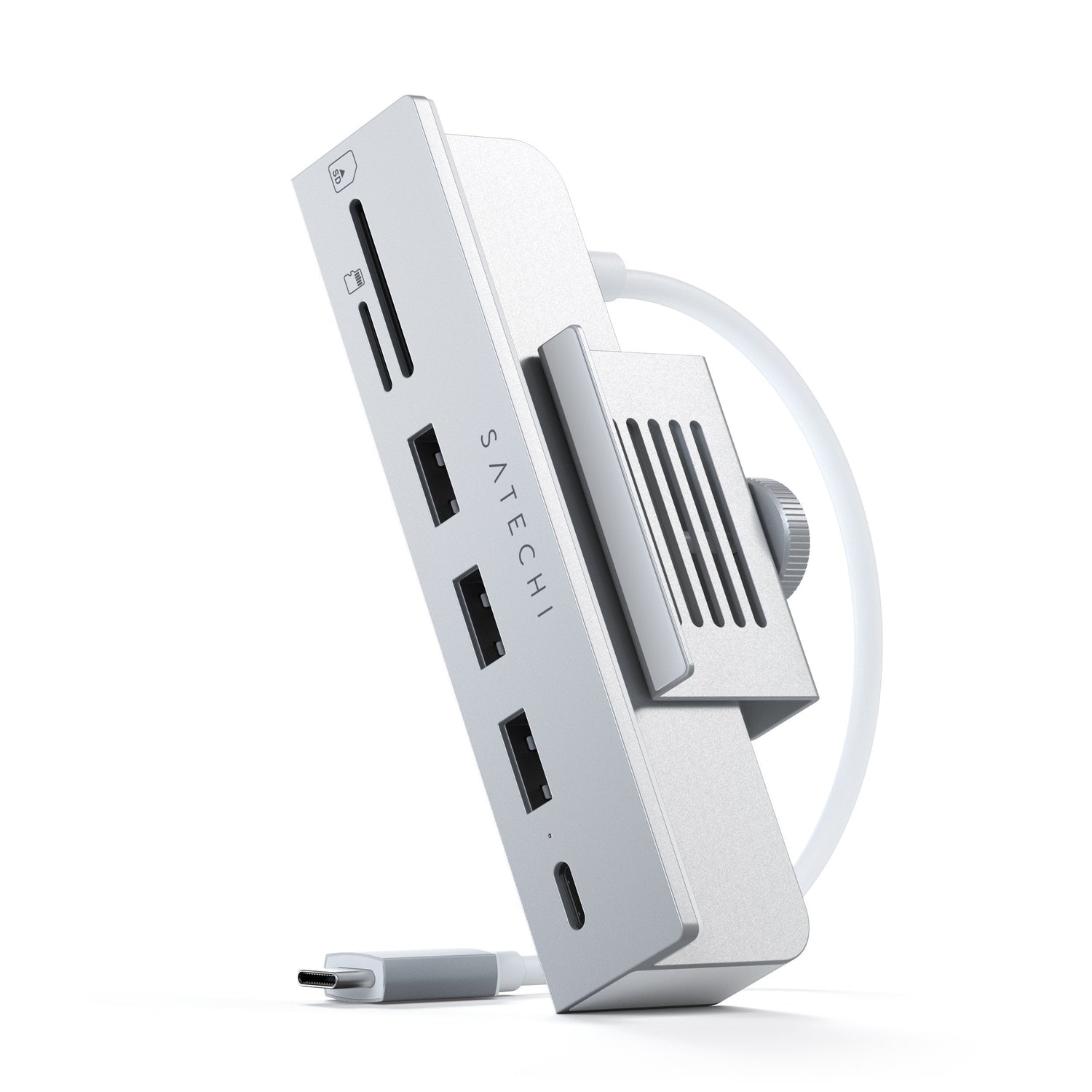 Satechi USB-C Clamp Hub Silber
